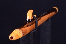 Ziricote Native American Flute, Minor, High D-5, #H42F